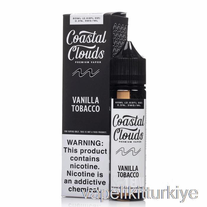 Vape Likit Vanilya Tütünü - Kıyı Bulutları - 60ml 0mg